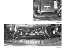 奔驰W205-274发动机拆卸-安装电动制冷剂压缩机