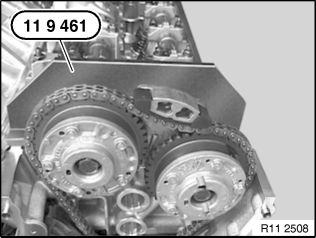 宝马E66拆卸和安装 / 更换左侧进气和排气调整装置 (N62/N62TU)-图片18