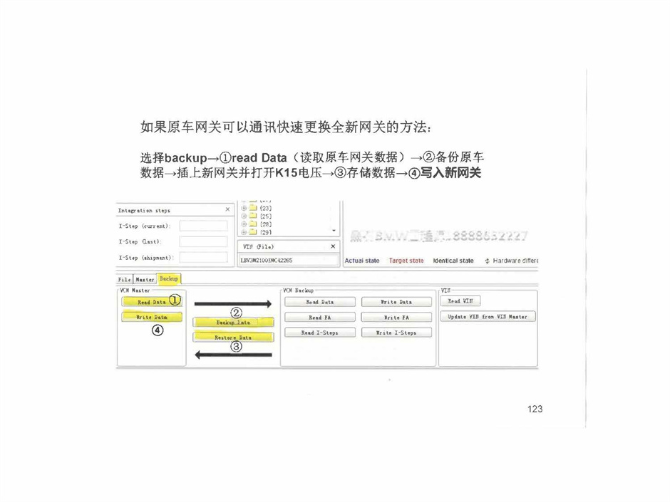 旧网关快速更换新网关移植车辆配置的方法