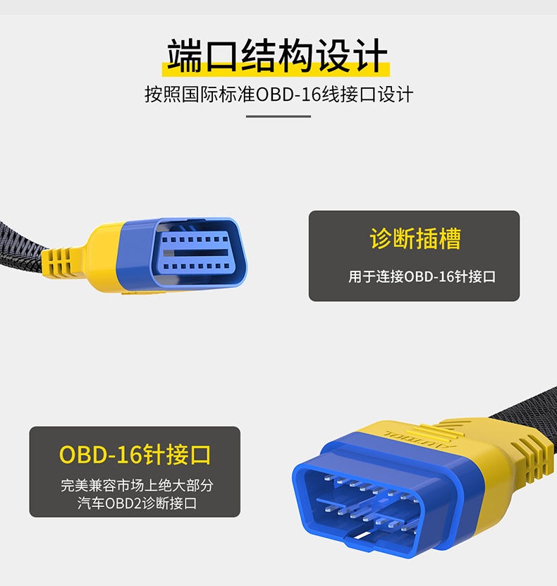 汽车检测仪OBD延长线