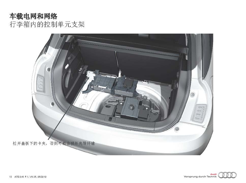 2012款奥迪A1车载网络系统技术培训