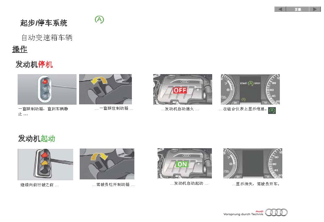 2012款奥迪A1启动系统技术培训