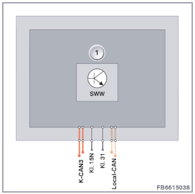 宝马7系（G12)车道变换警告电路图与插头示意图-图片5