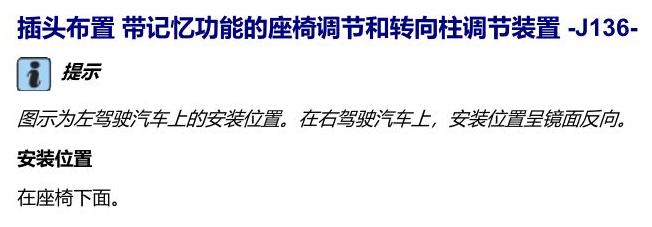 奥迪A5 安装位置 车辆中部的控制器 电路图