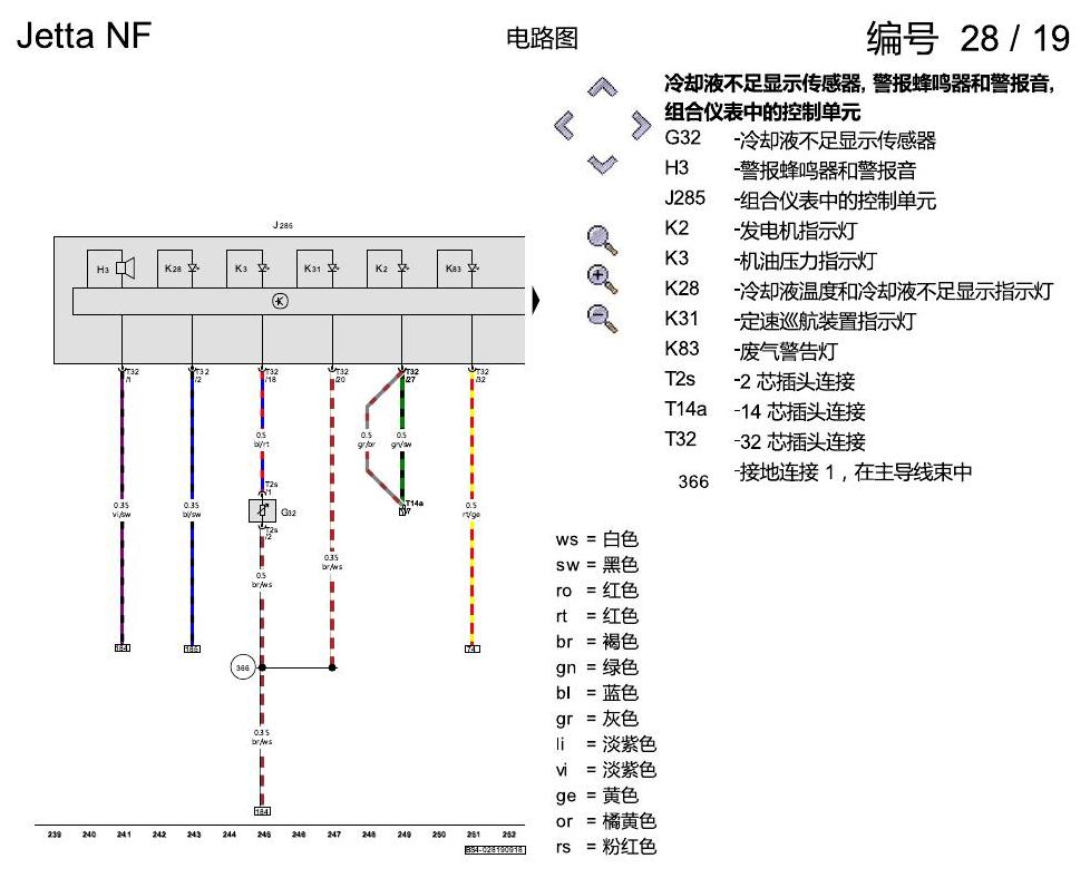 一汽大众17捷达1.5 1.5 升汽油发动机 , DCFA 电路图