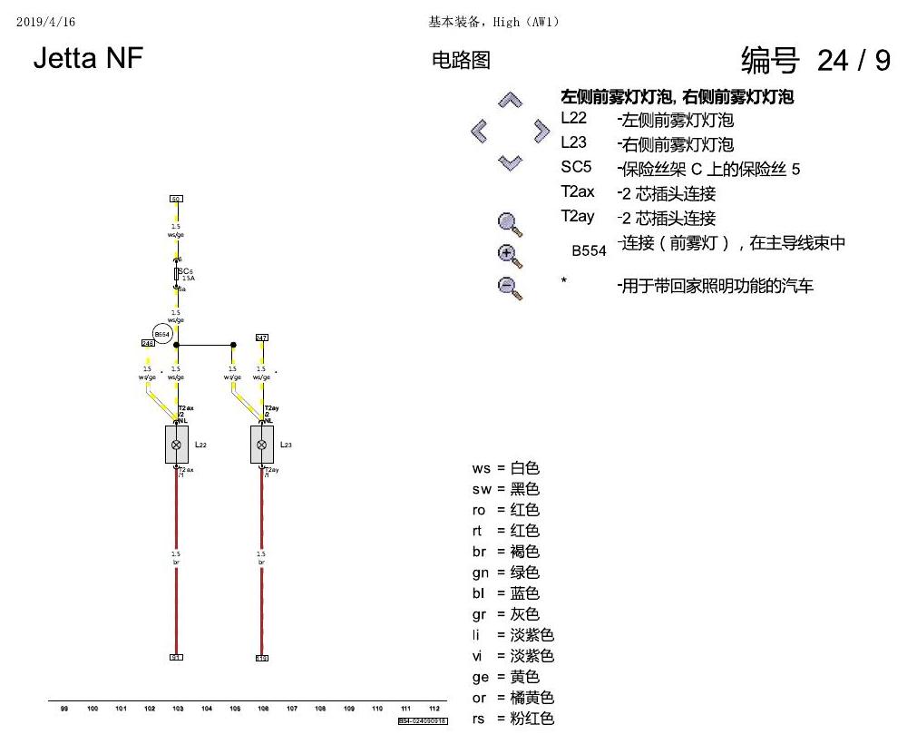 一汽大众17捷达1.5 基本装备,High( 电路图