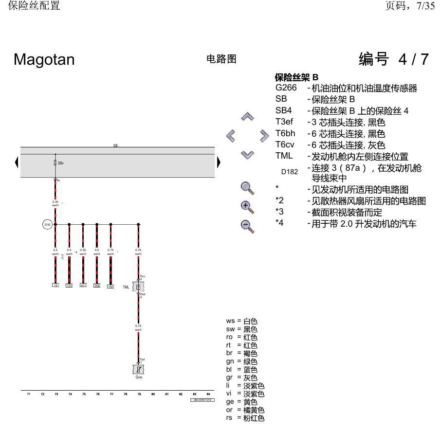 一汽大众2020 迈腾B8 电路图 保险丝配置 电路图