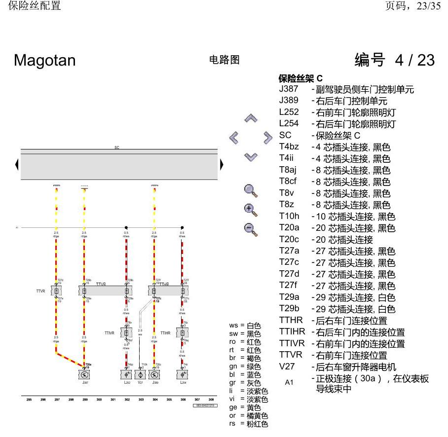 一汽大众2020 迈腾B8 电路图 保险丝配置 电路图