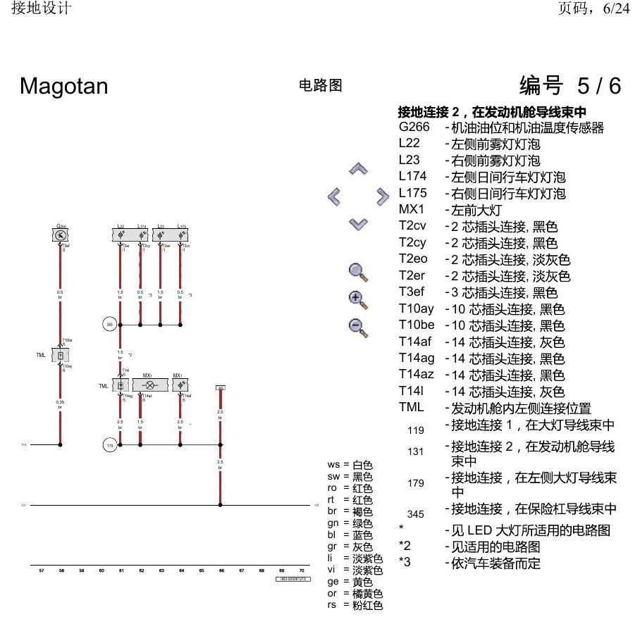 一汽大众2020 迈腾B8 电路图 接地设计 电路图
