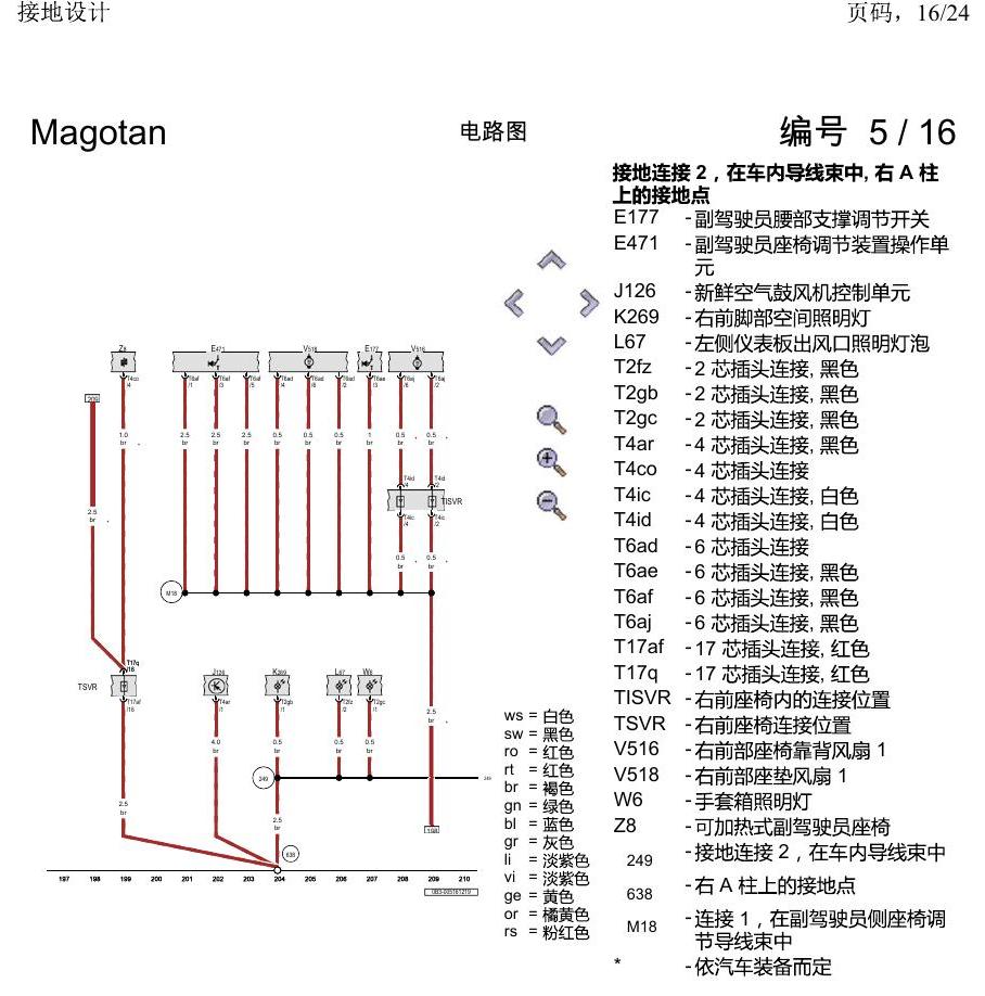 一汽大众2020 迈腾B8 电路图 接地设计 电路图