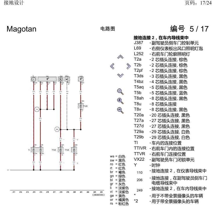 一汽大众2020 迈腾B8 电路图 接地设计 电路图