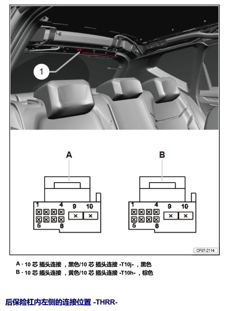 一汽大众3321 Jetta VS5 安装位置 插头 电路图