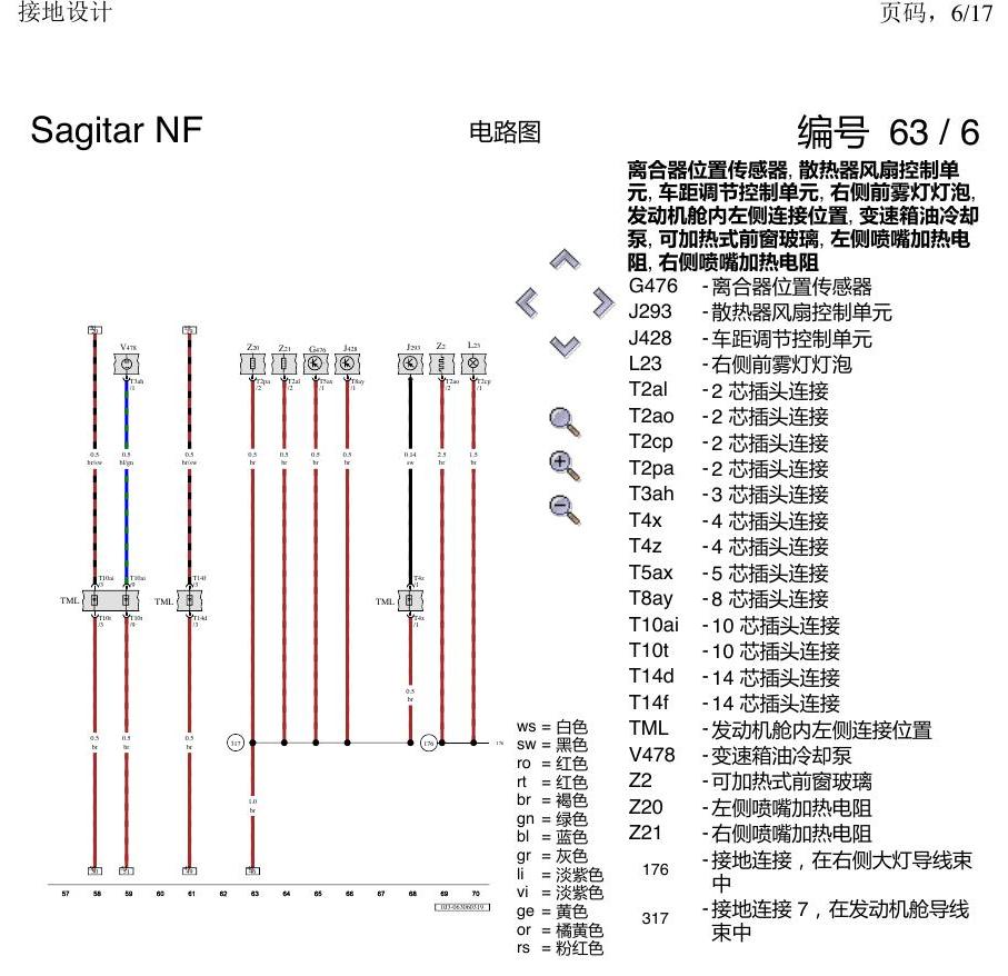 一汽大众3321 速腾 MQB 接地设计 电路图