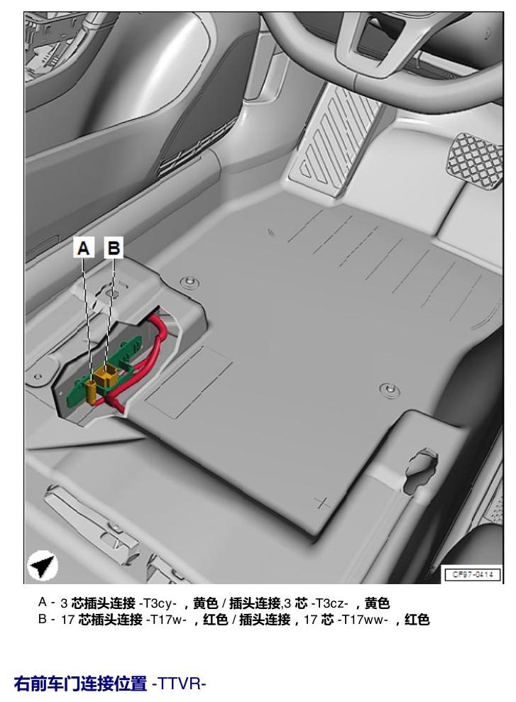 一汽大众宝来MQB 1.5 插头 电路图