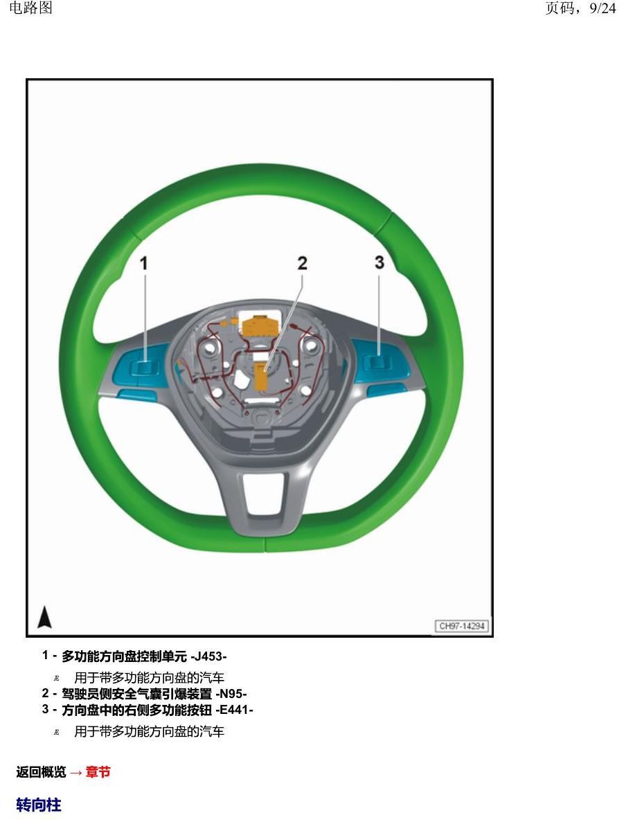 上海大众2020 POLO 安装位置 汽车中部 电路图