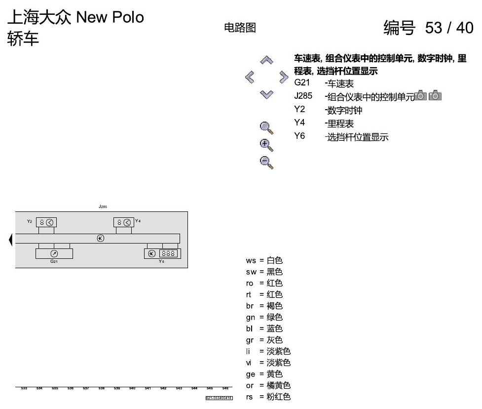 上海大众POLO 1.5 PQ25 基本装备 电路图