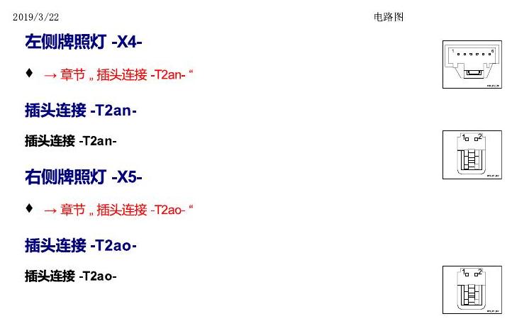 上海大众T-Cross 安装位置 以 W至 Z 开头的零件 电路图