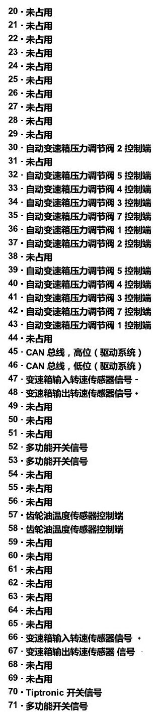 上海大众朗逸 发动机舱内的控制器 电路图