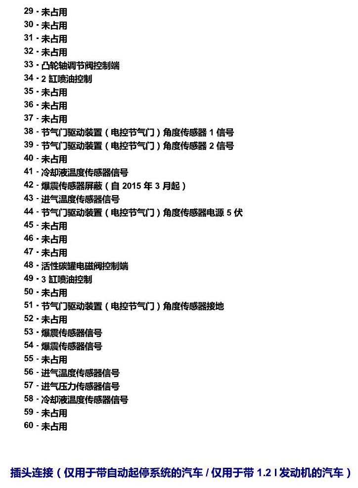 上海大众朗逸 发动机舱内的控制器 电路图