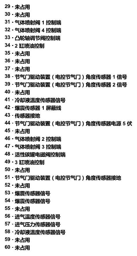 上海大众朗逸 发动机舱内的控制器 电路图