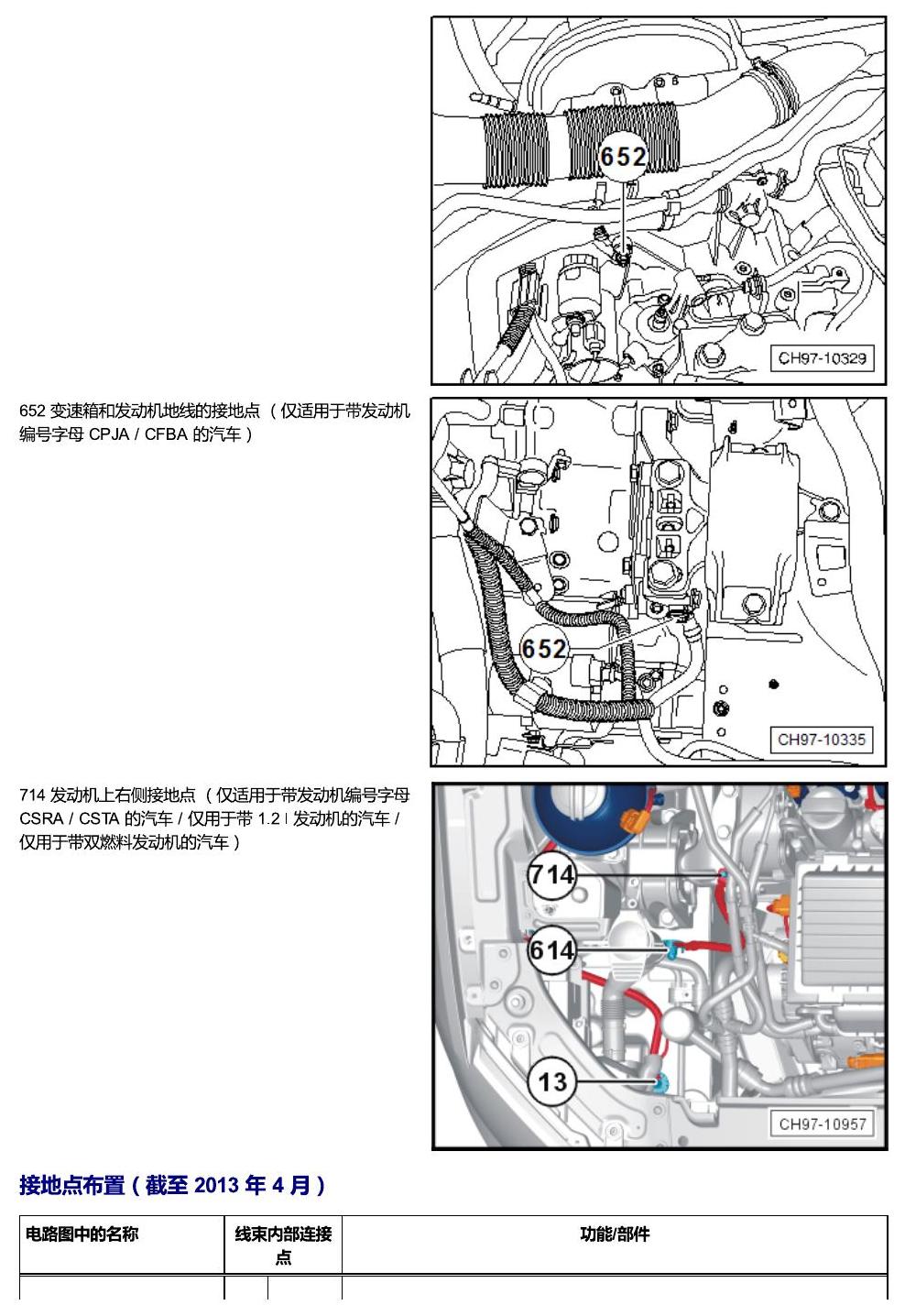 上海大众朗逸 接地 电路图