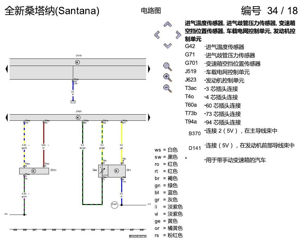 上海大众桑塔纳1.5 1.5 升汽油发动机 , DLX,DLXA,DLW,DLWA 电路图