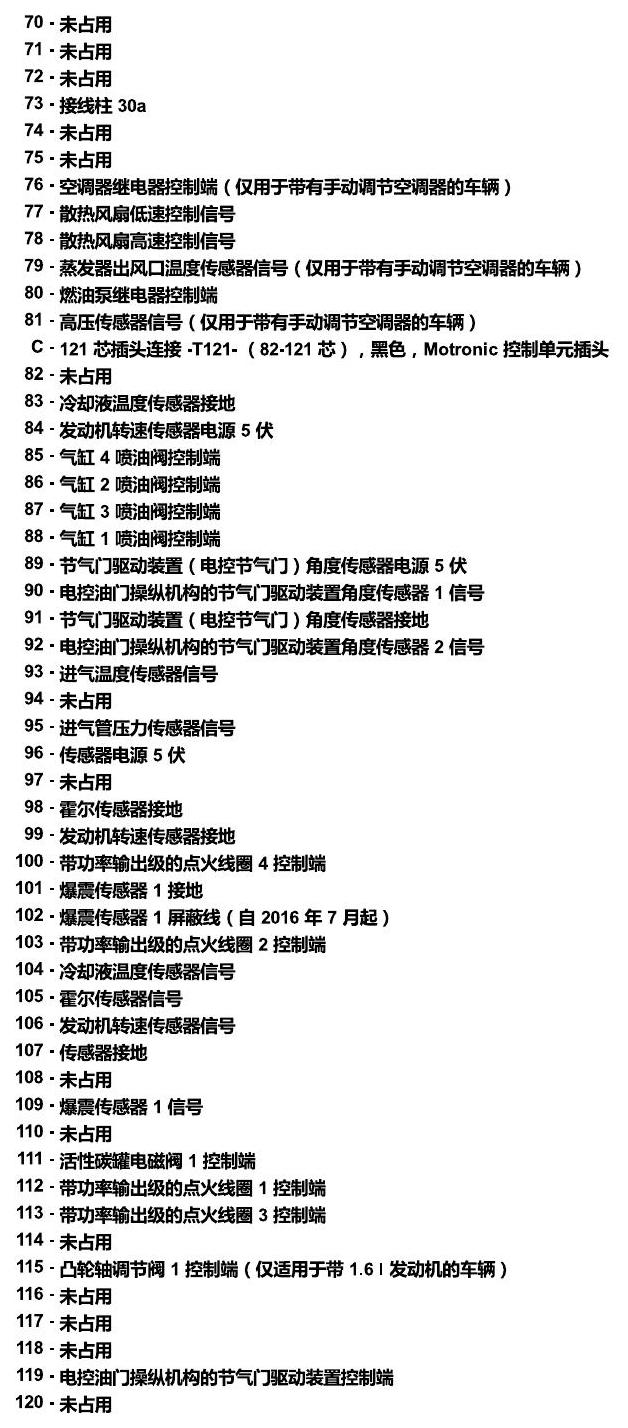 上海大众桑塔纳1.5 安装位置 发动机舱内的控制器 电路图