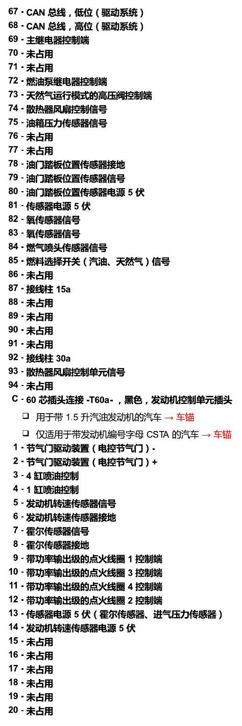 上海大众桑塔纳1.5 安装位置 发动机舱内的控制器 电路图