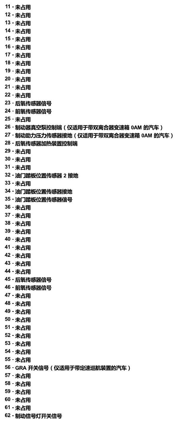 上海大众桑塔纳1.5 安装位置 发动机舱内的控制器 电路图