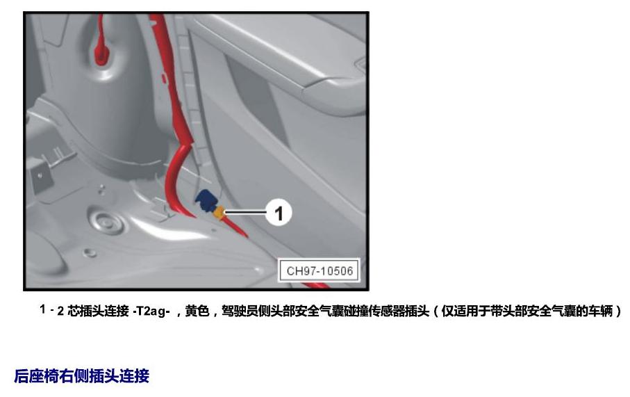 上海大众桑塔纳1.5 安装位置 插头 电路图