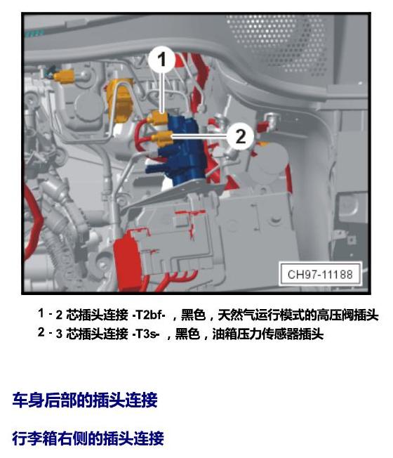 上海大众桑塔纳1.5 安装位置 插头 电路图