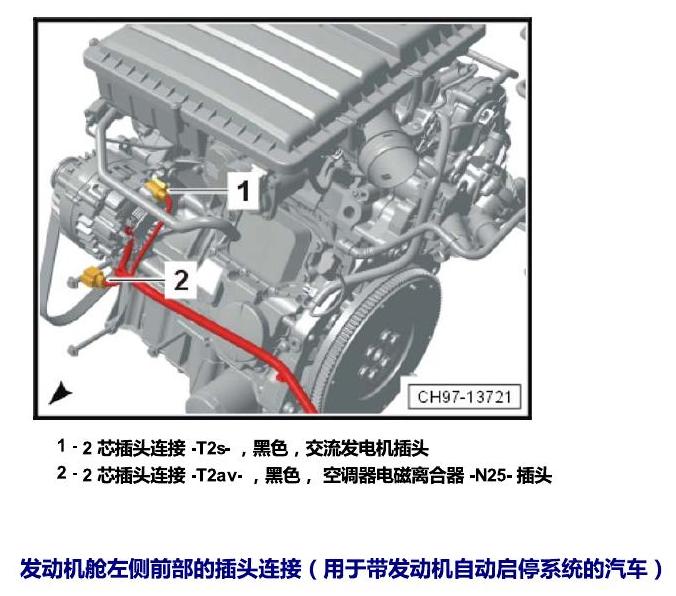 上海大众桑塔纳1.5 安装位置 插头 电路图