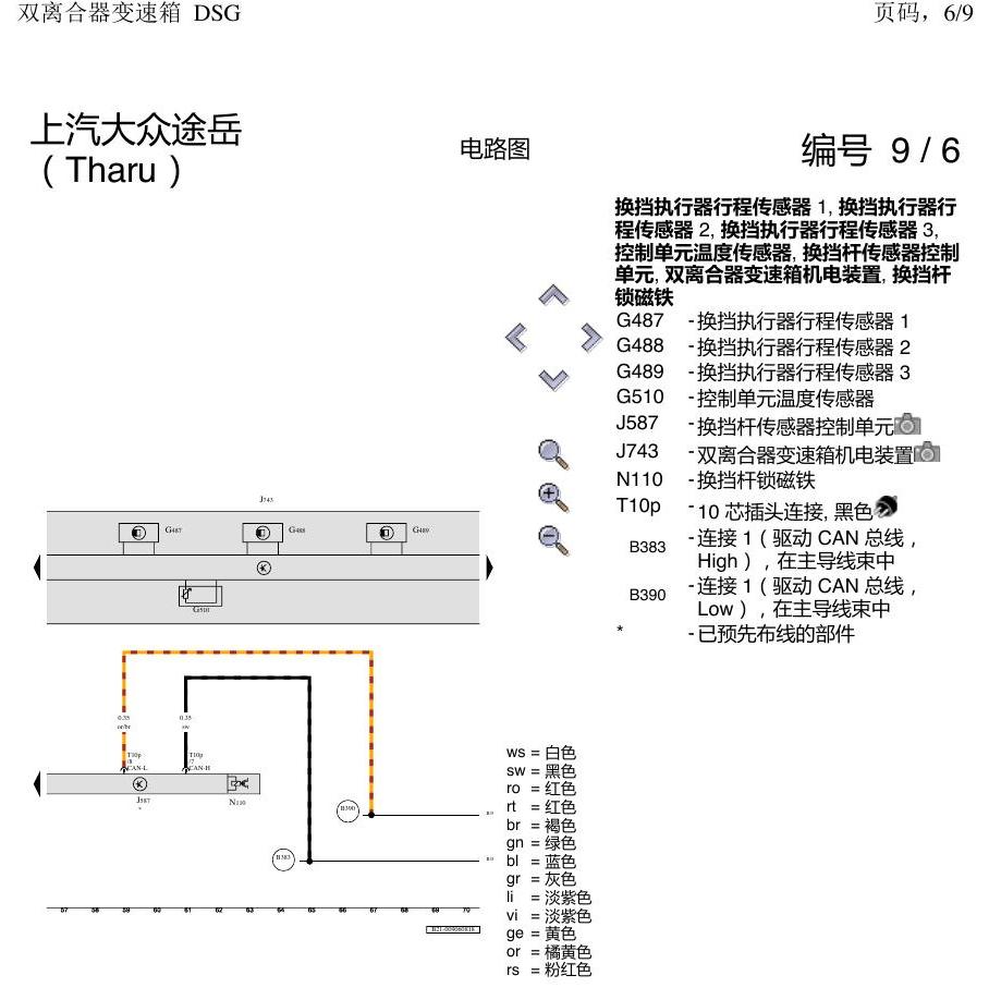 上海大众涂岳 DSG DQ200 电路图