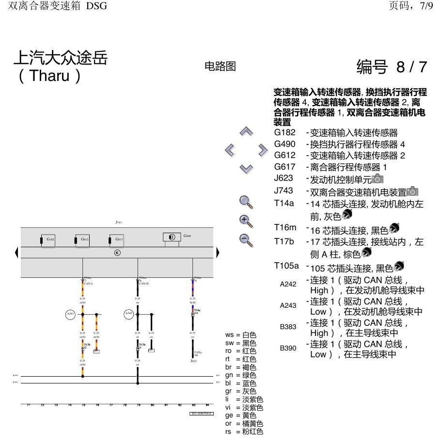 上海大众涂岳 DSG DQ381 电路图