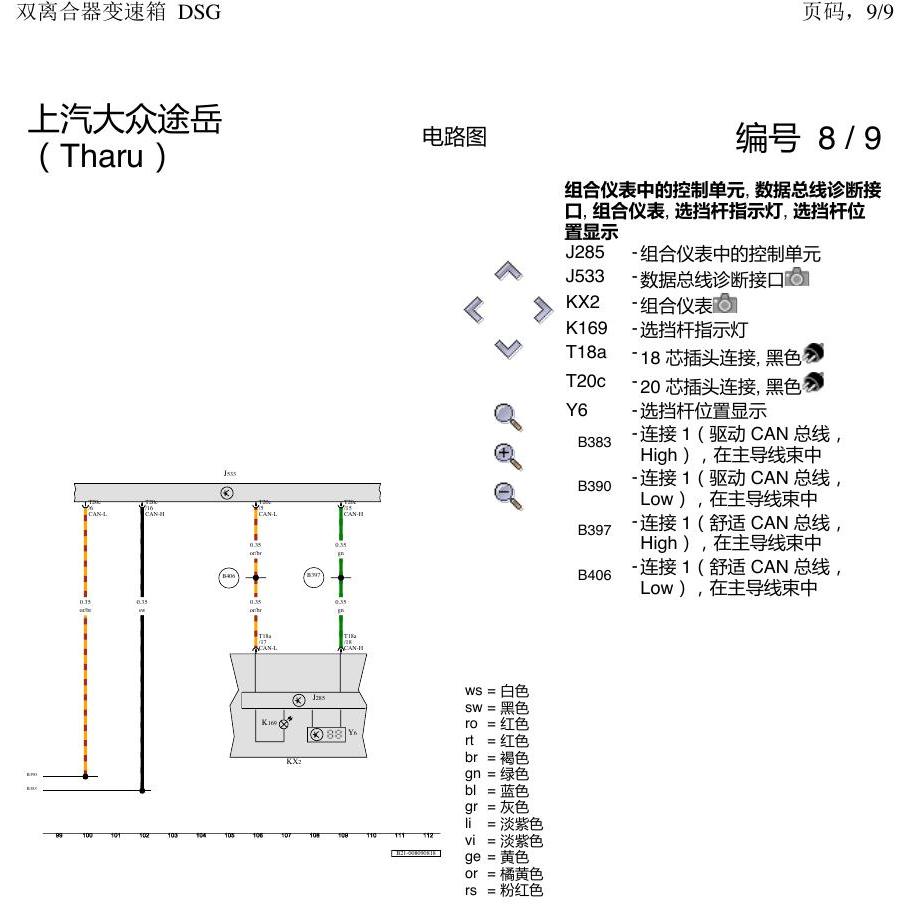 上海大众涂岳 DSG DQ381 电路图
