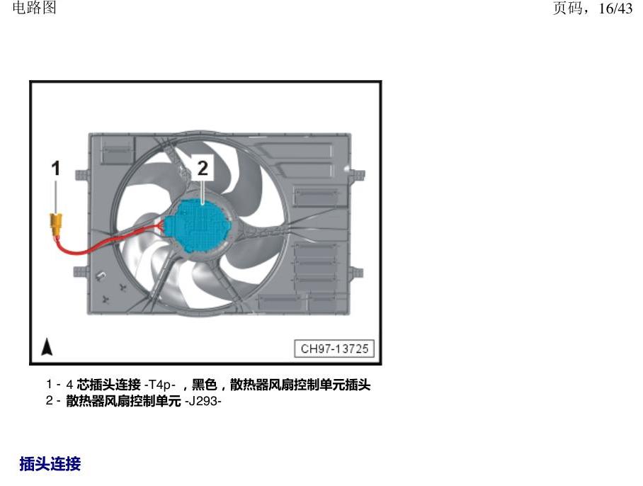 上海大众涂岳 前部控制单元 电路图