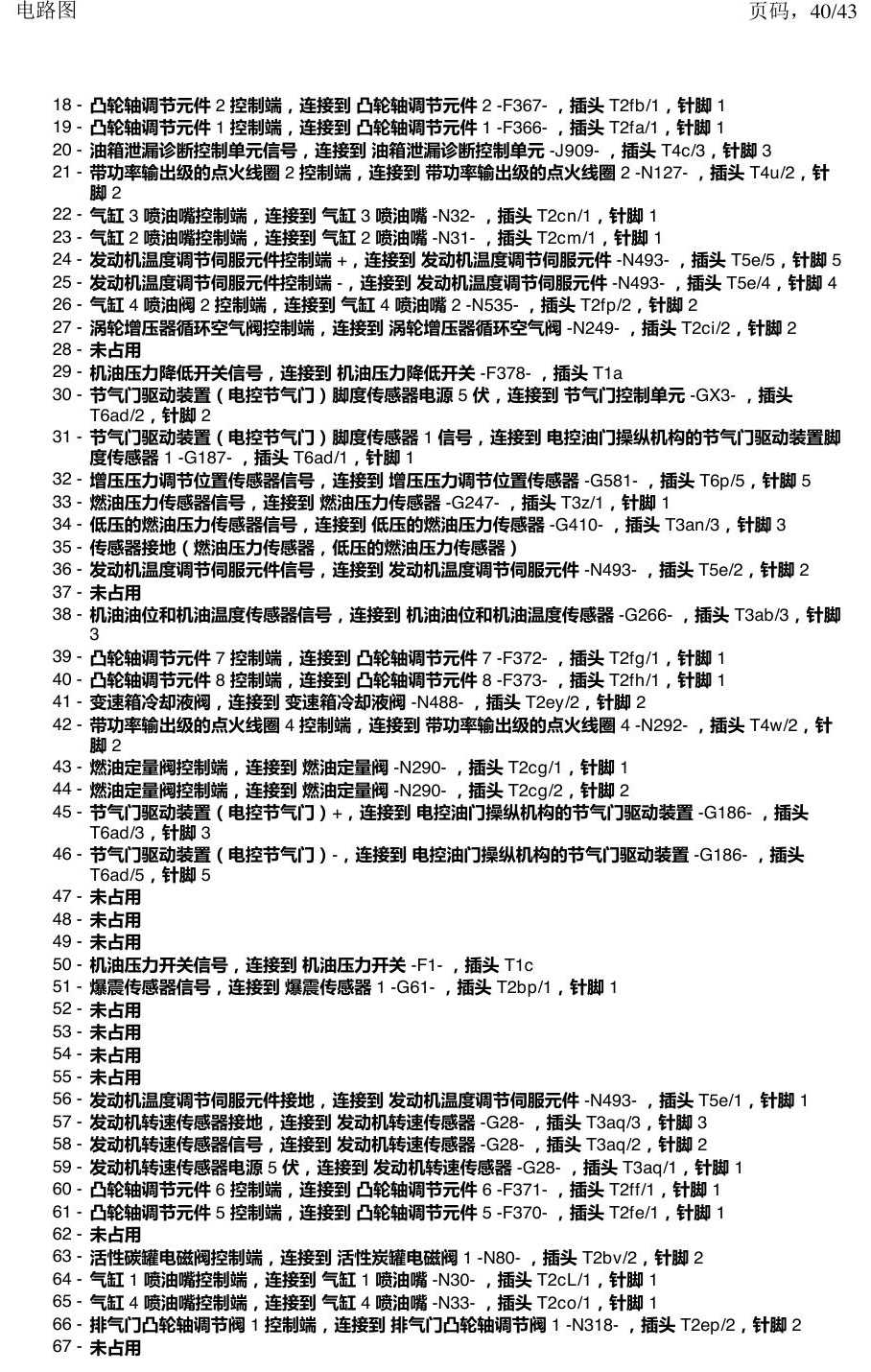 上海大众涂岳 前部控制单元 电路图
