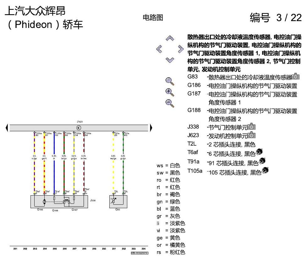 上海大众辉昂 2.0 发动机 CYPA 电路图