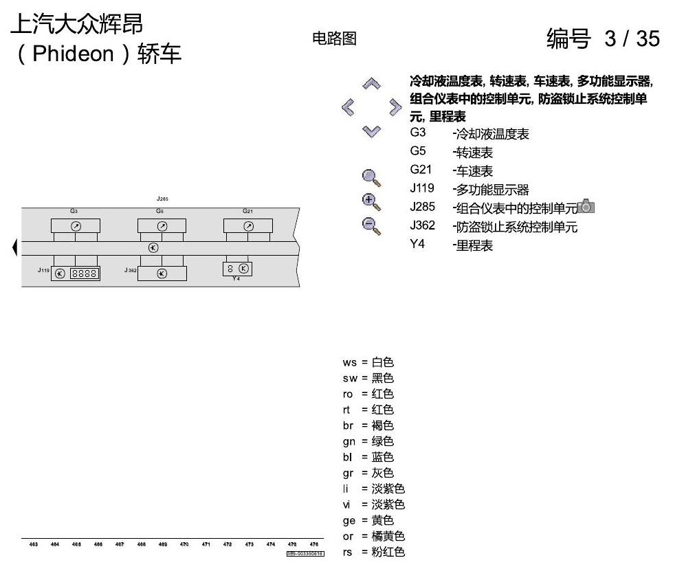上海大众辉昂 2.0 发动机 CYPA 电路图