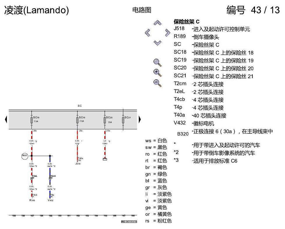 上海大众零度19款补充 保险丝配置 2018年6月起 电路图