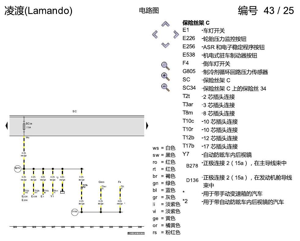上海大众零度19款补充 保险丝配置 2018年6月起 电路图