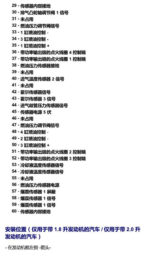 上海大众零度19款补充 发动机舱内的控制器 电路图