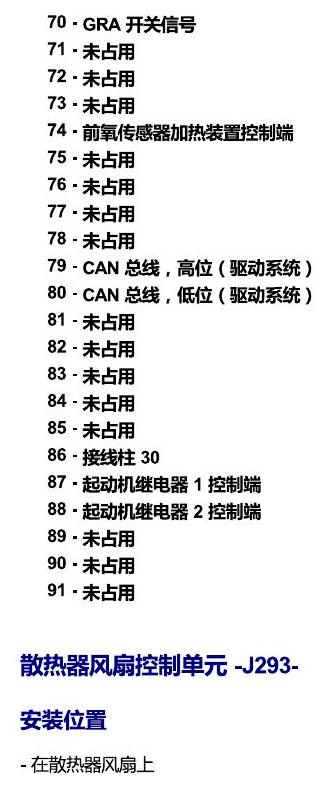 上海大众零度19款补充 发动机舱内的控制器 电路图