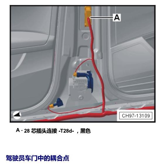 斯柯达18款新锐 安装位置 耦合点 电路图