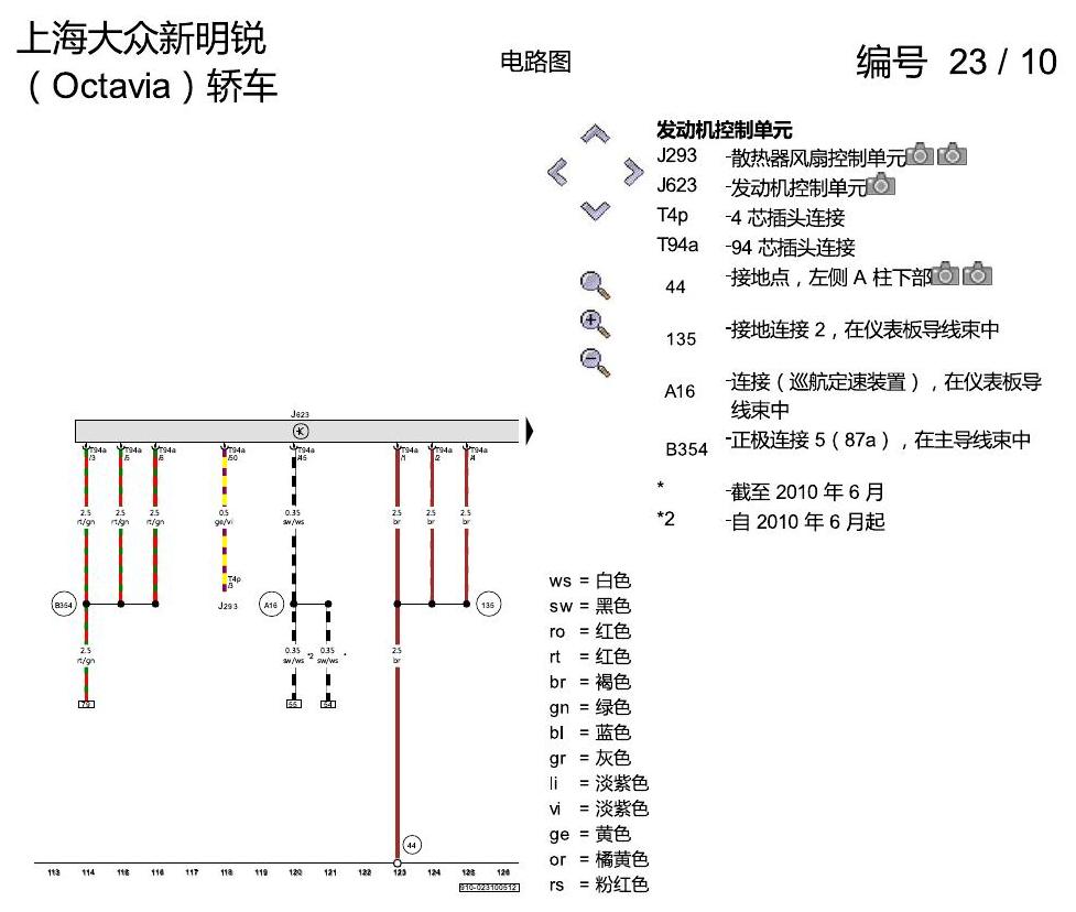 斯柯达明锐 1.8 升汽油发动机 , CEAA 电路图