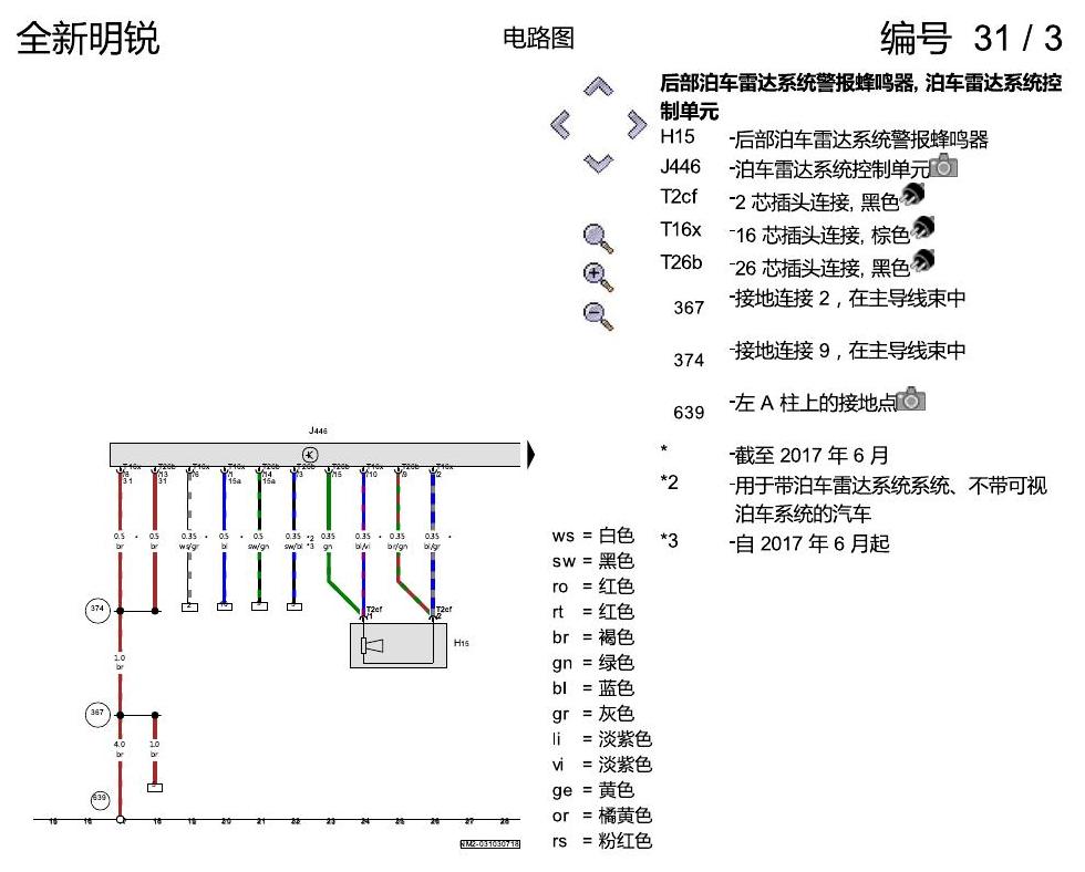 斯柯达明锐 MQB PDC 电路图