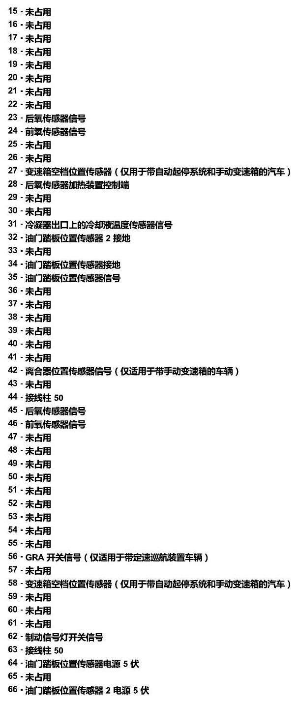 斯柯达明锐 MQB 安装位置 发动机舱内的控制器 电路图