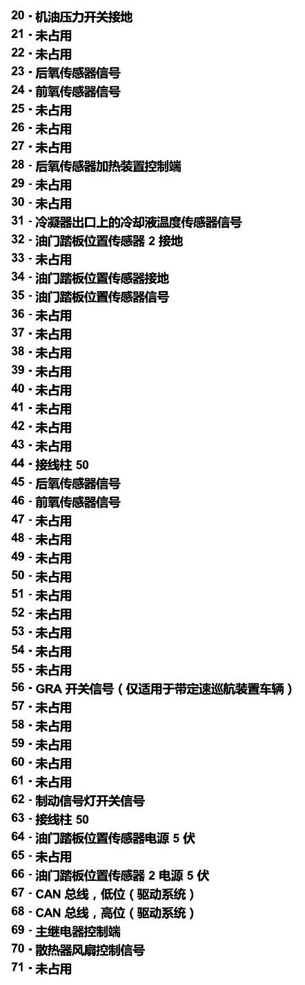 斯柯达明锐 MQB 安装位置 发动机舱内的控制器 电路图