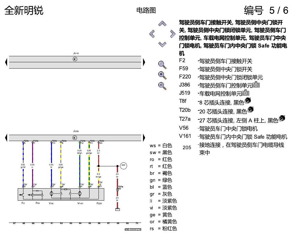 斯柯达明锐 MQB 舒适便捷系统 电路图