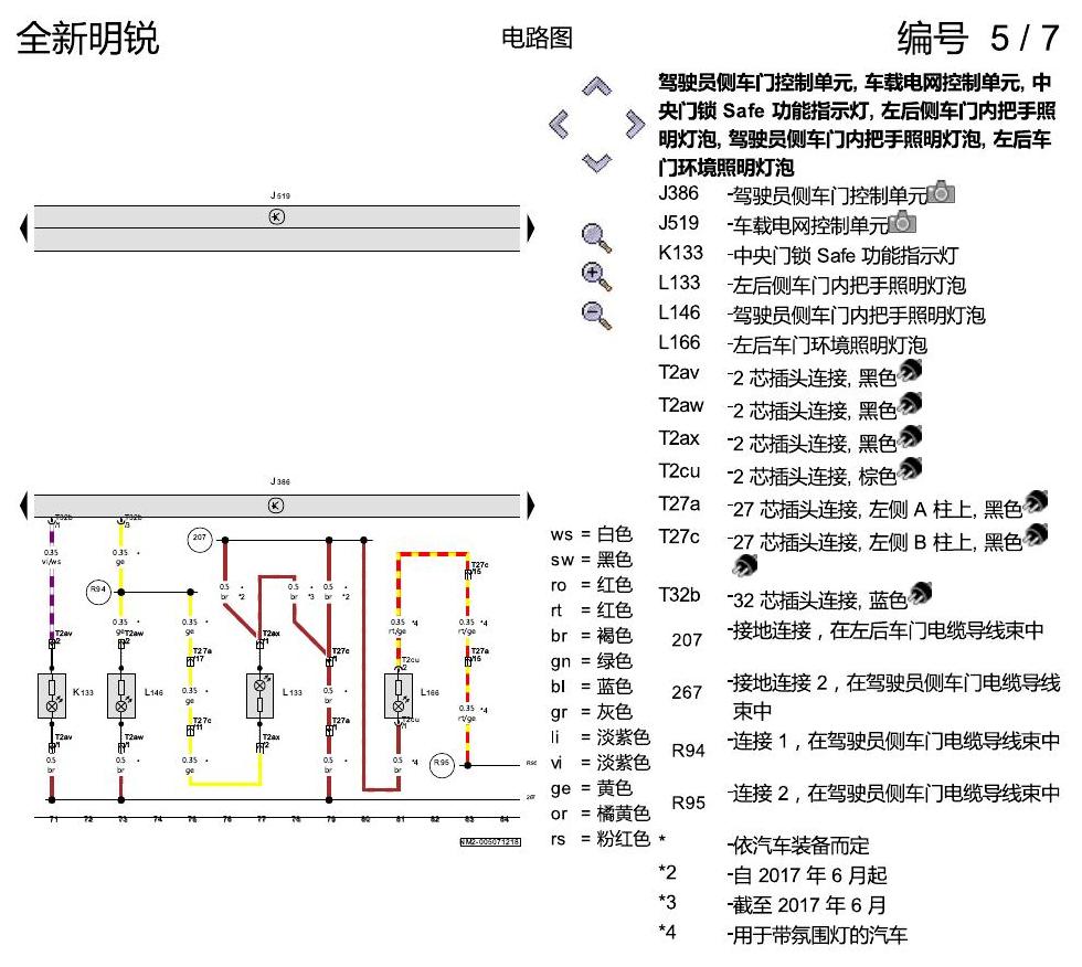 斯柯达明锐 MQB 舒适便捷系统 电路图